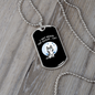 Like Wolves Necklace Stainless Steel or 18k Gold Dog Tag 24" Chain-Express Your Love Gifts