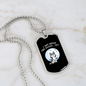 Like Wolves Necklace Stainless Steel or 18k Gold Dog Tag 24" Chain-Express Your Love Gifts