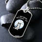 Like Wolves Necklace Stainless Steel or 18k Gold Dog Tag 24" Chain-Express Your Love Gifts