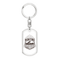 Lions Just Go And Hunt Keychain Stainless Steel or 18k Gold Dog Tag Keyring-Express Your Love Gifts
