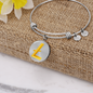 Litecoin Gold Bracelet Stainless Steel or 18k Gold Circle Bangle-Express Your Love Gifts