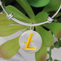 Litecoin Gold Bracelet Stainless Steel or 18k Gold Circle Bangle-Express Your Love Gifts