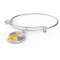 Litecoin Gold Bracelet Stainless Steel or 18k Gold Circle Bangle-Express Your Love Gifts