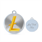 Litecoin Gold Bracelet Stainless Steel or 18k Gold Circle Bangle-Express Your Love Gifts