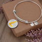 Litecoin Gold Bracelet Stainless Steel or 18k Gold Circle Bangle-Express Your Love Gifts
