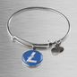 Litecoin (LTC) Bracelet Stainless Steel or 18k Gold Circle Bangle-Express Your Love Gifts