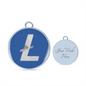 Litecoin (LTC) Bracelet Stainless Steel or 18k Gold Circle Bangle-Express Your Love Gifts
