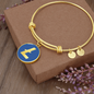Litecoin (LTC) Bracelet Stainless Steel or 18k Gold Circle Bangle-Express Your Love Gifts