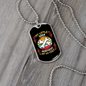 Litle Dog Heatbeat Bones Necklace Stainless Steel or 18k Gold Dog Tag 24" Chain-Express Your Love Gifts