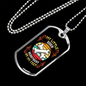 Litle Dog Heatbeat Bones Necklace Stainless Steel or 18k Gold Dog Tag 24" Chain-Express Your Love Gifts