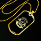 Litle Dog Heatbeat Necklace Stainless Steel or 18k Gold Dog Tag 24" Chain-Express Your Love Gifts
