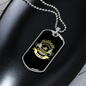 Litle Dog Heatbeat Necklace Stainless Steel or 18k Gold Dog Tag 24" Chain-Express Your Love Gifts