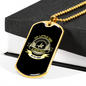Litle Dog Heatbeat Necklace Stainless Steel or 18k Gold Dog Tag 24" Chain-Express Your Love Gifts