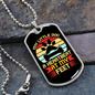 Litle Dog Heatbeat Paw Necklace Stainless Steel or 18k Gold Dog Tag 24" Chain-Express Your Love Gifts