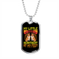 Litle Dog Heatbeat Yellow Necklace Stainless Steel or 18k Gold Dog Tag 24" Chain-Express Your Love Gifts