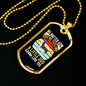 Little Dog Gonna Love You Necklace Stainless Steel or 18k Gold Dog Tag 24" Chain-Express Your Love Gifts
