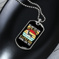 Little Dog Gonna Love You Necklace Stainless Steel or 18k Gold Dog Tag 24" Chain-Express Your Love Gifts