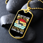 Little Dog Gonna Love You Necklace Stainless Steel or 18k Gold Dog Tag 24" Chain-Express Your Love Gifts