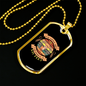 Little Dog Heartbeat at My Feet Necklace Stainless Steel or 18k Gold Dog Tag 24" Chain-Express Your Love Gifts