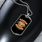 Little Dog Heartbeat at My Feet Necklace Stainless Steel or 18k Gold Dog Tag 24" Chain-Express Your Love Gifts
