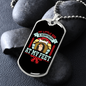 Little Dog Heartbeat Blue Necklace Stainless Steel or 18k Gold Dog Tag 24" Chain-Express Your Love Gifts