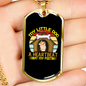 Little Dog Heartbeat Necklace Stainless Steel or 18k Gold Dog Tag 24" Chain-Express Your Love Gifts