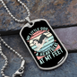 Little Dog Heartbeat Siberian Necklace Stainless Steel or 18k Gold Dog Tag 24" Chain-Express Your Love Gifts