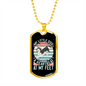 Little Dog Heartbeat Siberian Necklace Stainless Steel or 18k Gold Dog Tag 24" Chain-Express Your Love Gifts