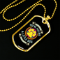 Little Dogs Love You Necklace Stainless Steel or 18k Gold Dog Tag 24" Chain-Express Your Love Gifts