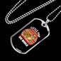 Little Pup Big World Dog Necklace Stainless Steel or 18k Gold Dog Tag 24" Chain-Express Your Love Gifts