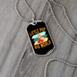 Little Pup Big World Necklace Stainless Steel or 18k Gold Dog Tag 24" Chain-Express Your Love Gifts