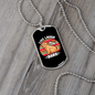 Live Laugh Bark Bone Necklace Stainless Steel or 18k Gold Dog Tag 24" Chain-Express Your Love Gifts