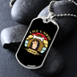 Live Laugh Bark Necklace Stainless Steel or 18k Gold Dog Tag 24" Chain-Express Your Love Gifts