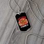Live Laugh Bark Pink Necklace Stainless Steel or 18k Gold Dog Tag 24" Chain-Express Your Love Gifts