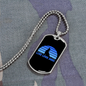 Live Love Dogs Necklace Stainless Steel or 18k Gold Dog Tag 24" Chain-Express Your Love Gifts