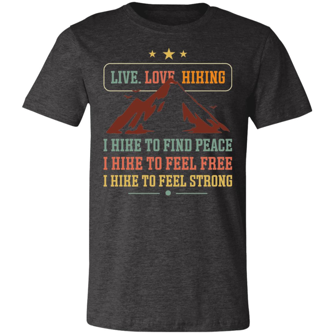 Live Love Hiking Hunter Gift T-Shirt-Express Your Love Gifts