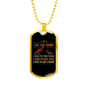 Live Love Hiking Necklace Stainless Steel or 18k Gold Dog Tag 24" Chain-Express Your Love Gifts