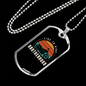 Live To Ride Bortherhood Biker Necklace Stainless Steel or 18k Gold Dog Tag 24"-Express Your Love Gifts