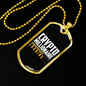 Loading Crypto Crypto Necklace Stainless Steel or 18k Gold Dog Tag 24" Chain-Express Your Love Gifts