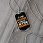 Long Bitcoin Short The Banks Crypto Necklace Stainless Steel or 18k Gold Dog Tag 24" Chain-Express Your Love Gifts
