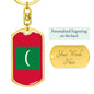 Longhair Cat Dad King Keychain Stainless Steel or 18k Gold-Express Your Love Gifts