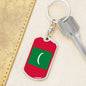 Longhair Cat Dad King Keychain Stainless Steel or 18k Gold-Express Your Love Gifts