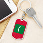 Longhair Cat Dad King Keychain Stainless Steel or 18k Gold-Express Your Love Gifts