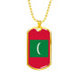 Longhair Cat Dad Necklace Stainless Steel or 18k Gold Dog Tag 24" Chain-Express Your Love Gifts