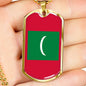 Longhair Cat Dad Necklace Stainless Steel or 18k Gold Dog Tag 24" Chain-Express Your Love Gifts