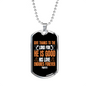 Lord Is Good Christian Necklace Stainless Steel or 18k Gold Dog Tag 24" Chain-Express Your Love Gifts