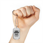 Lord Let Them See Christian Necklace Stainless Steel or 18k Gold Dog Tag 24" Chain-Express Your Love Gifts
