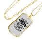 Lord Let Them See Christian Necklace Stainless Steel or 18k Gold Dog Tag 24" Chain-Express Your Love Gifts