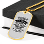 Lord Let Them See Christian Necklace Stainless Steel or 18k Gold Dog Tag 24" Chain-Express Your Love Gifts