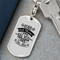 Lord Let Them See Keychain Stainless Steel or 18k Gold Dog Tag Keyring-Express Your Love Gifts